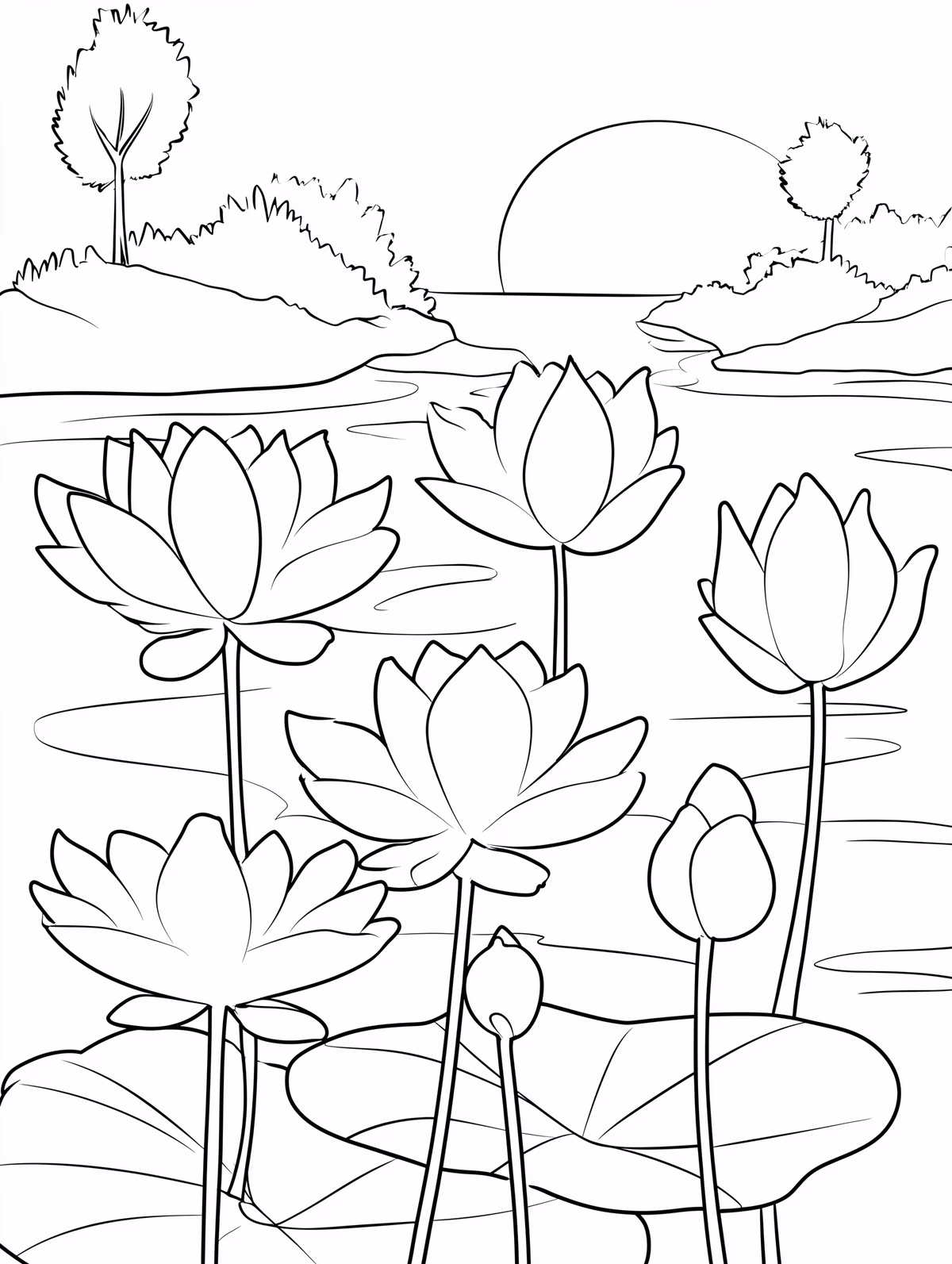 Lotus Pond Landscape