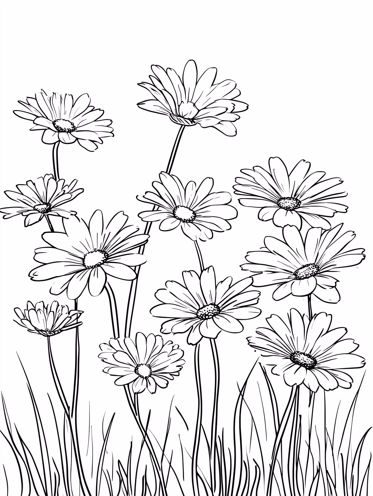 Daisy Flower Garden Bunch