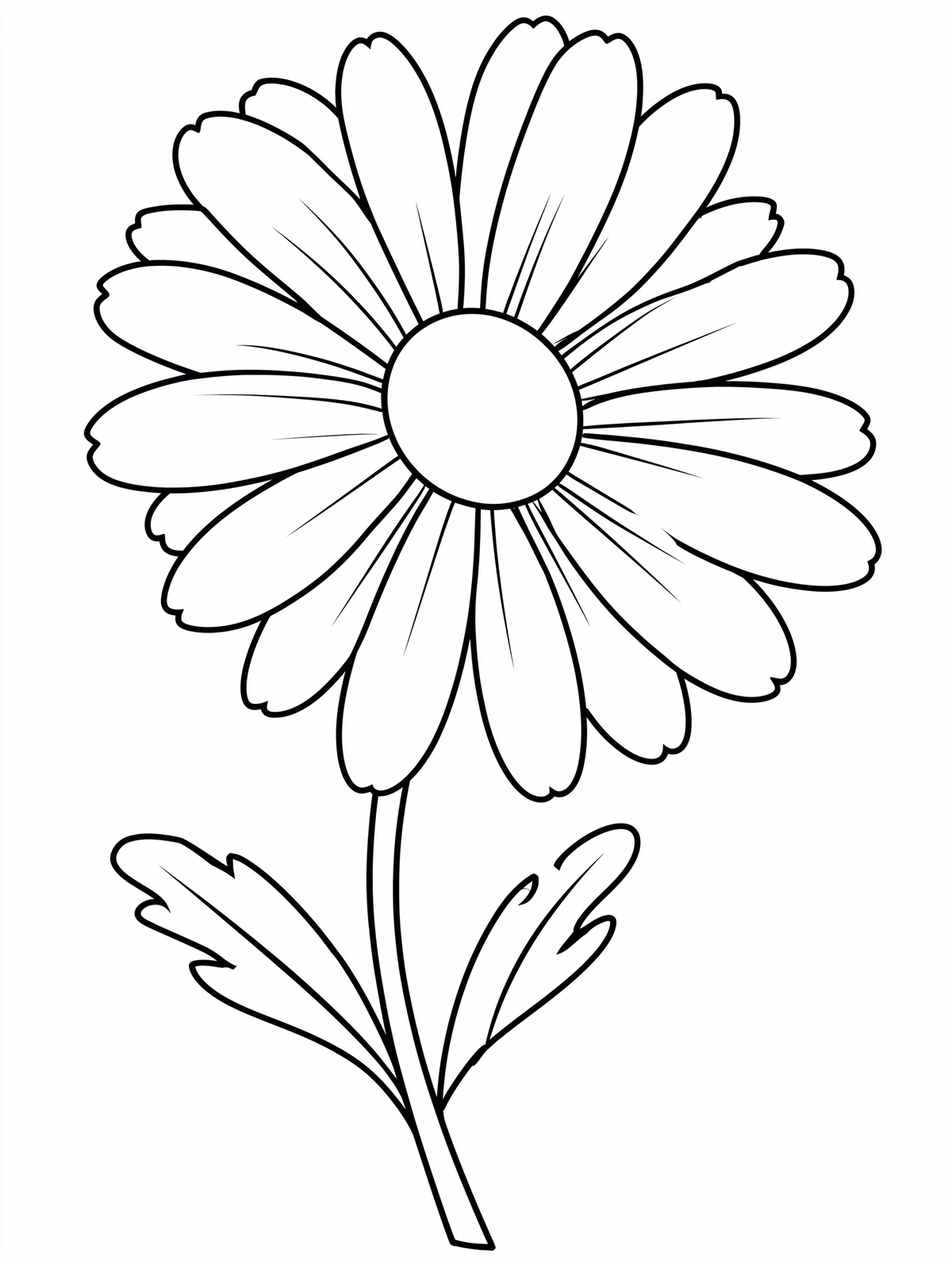Daisy Flower with Stem