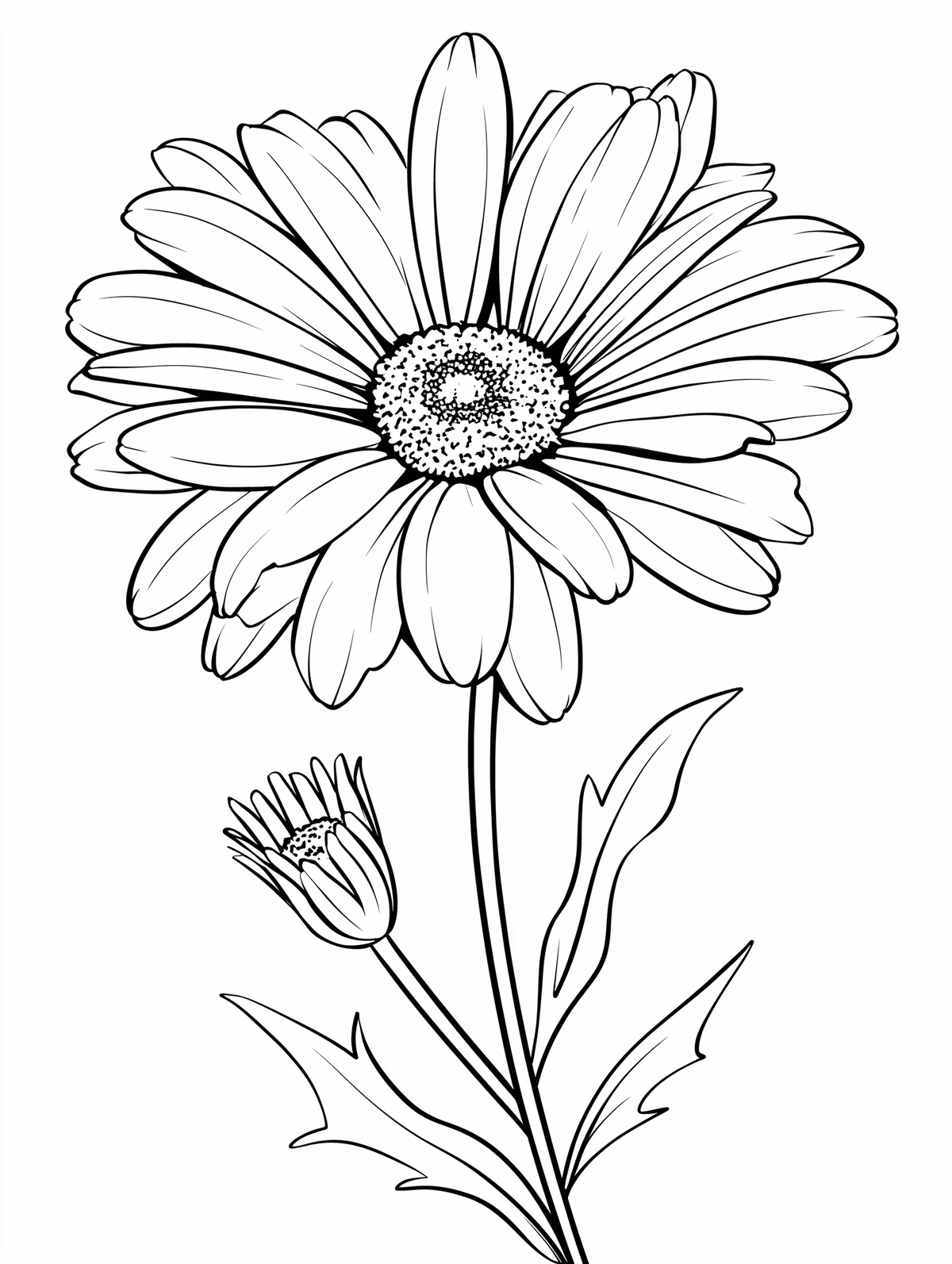 Gerbera Daisy with Bud