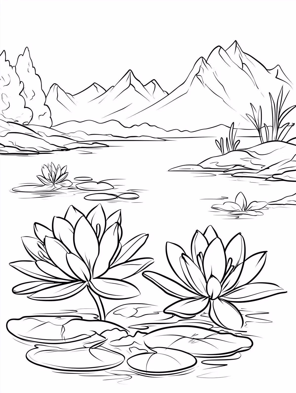 Lotus Pond Landscape